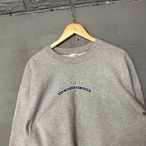 United States Navy NAS Patuxent River Sweatshirt Crewneck Gray Large Time Out